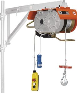 Elevatore paranco elettrico dm200ap portata 200 kg fune 25 ml + sost. bandiera estensibile B3