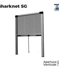 Zanzariera Plissettata Sharknet Apertura Verticale SG