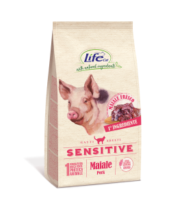 LifeCat sensitive con maiale