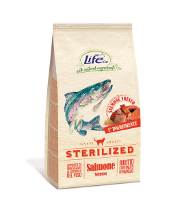 LifeCat sterilized con salmone
